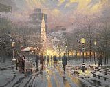 Thomas Kinkade Boston Celebration painting